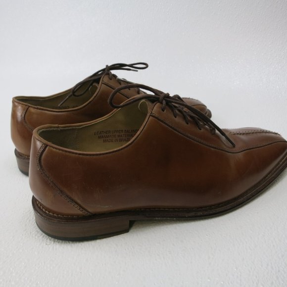 Stacy Adams Split Top Leather Dress Oxfords Formal Footwear Men's Shoes 10.5 M - Picture 4 of 7